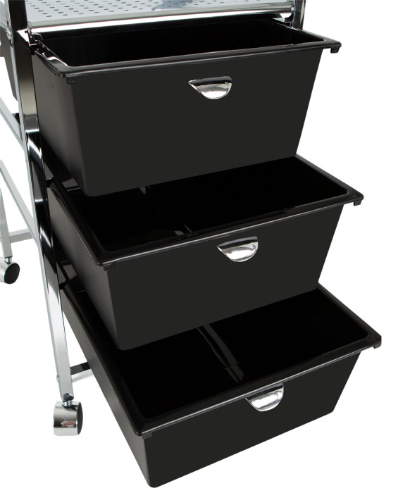 Pibbs D23 Pedicure Metal Roller Cart