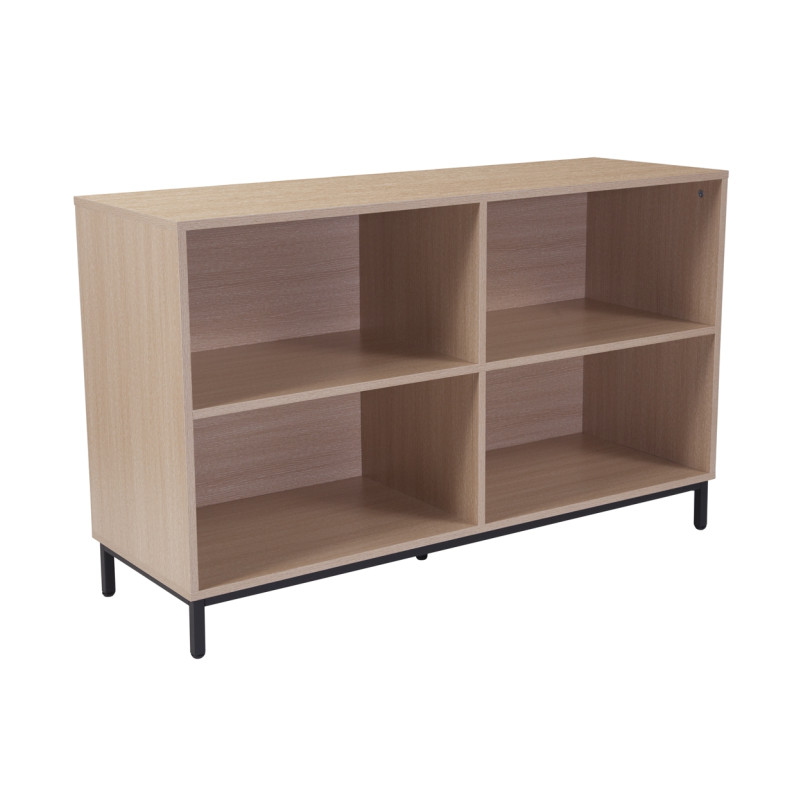 Sutton Display Stand Hutton Salon Retail Display Unit / Shelves with Oak Grain Finish and ...