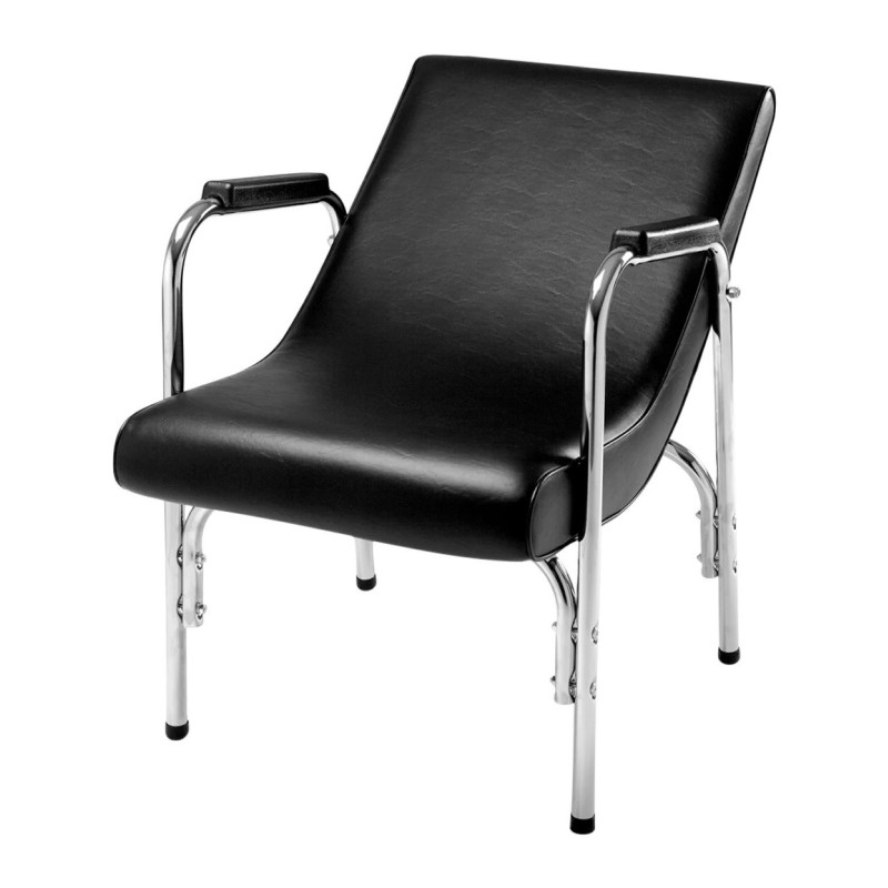 SHAMPOO JET Ⅱ 黒椅子 Pibbs 200 Lounge Shampoo Chair Available in 20 Colors Reclined at