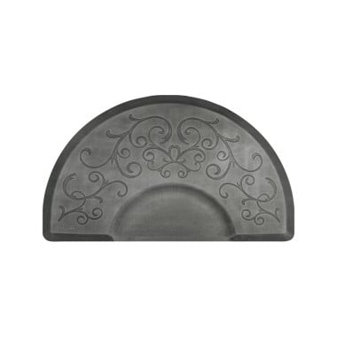 3' X 5' Circular Smart Step Bella Decorative Salon Mat 3/4