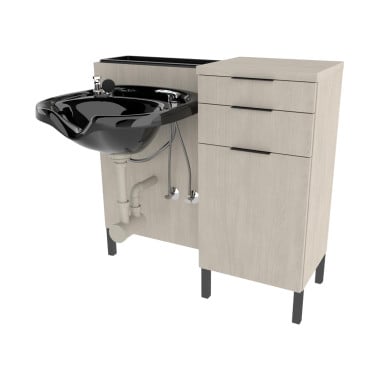 Collins E1052P Aspen Wet Station w/ Metal Legs image