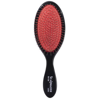 Burmax SC126 Scalpmaster Cushion Brush with Wire Bristles, 11 Row - Set of 3 image