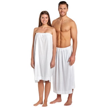 Burmax 3042 Scalpmaster Terry Cloth Spa Wrap with Velcro Closure image