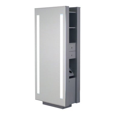 Belvedere OP291-HPL Opal Double Styling Station w/ Full Mirror image