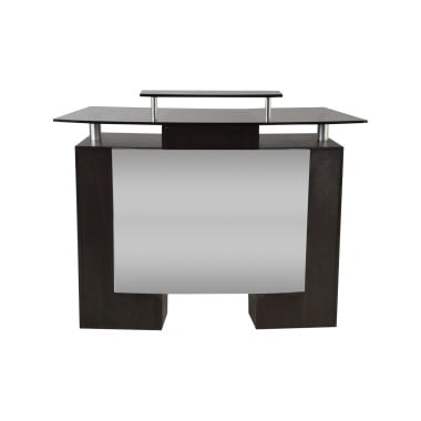 J&A Glass Top Reception Desk image