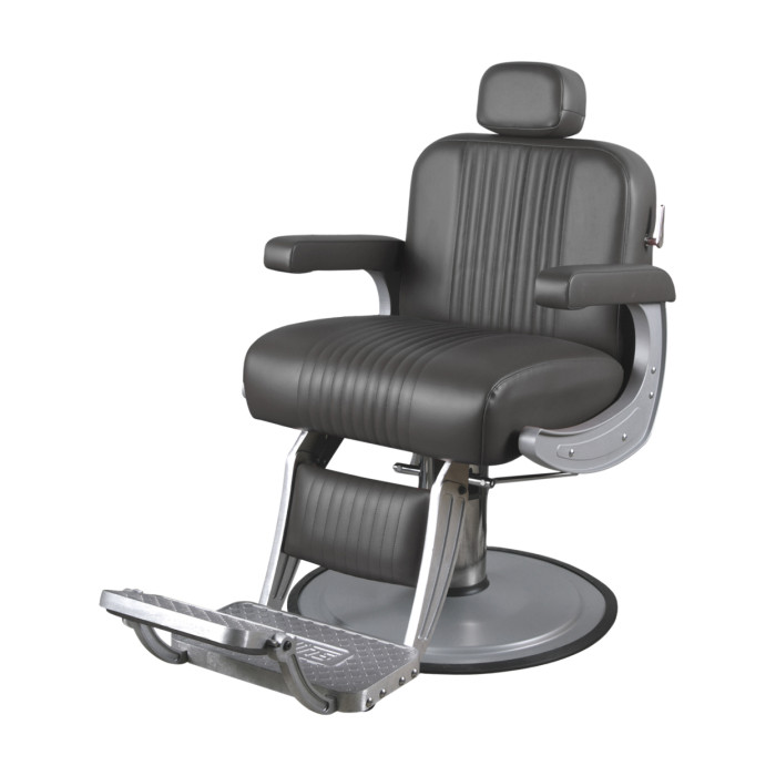 Maddox Professional Barber Chair with Detailed Diamond Pattern Vinyl ...
