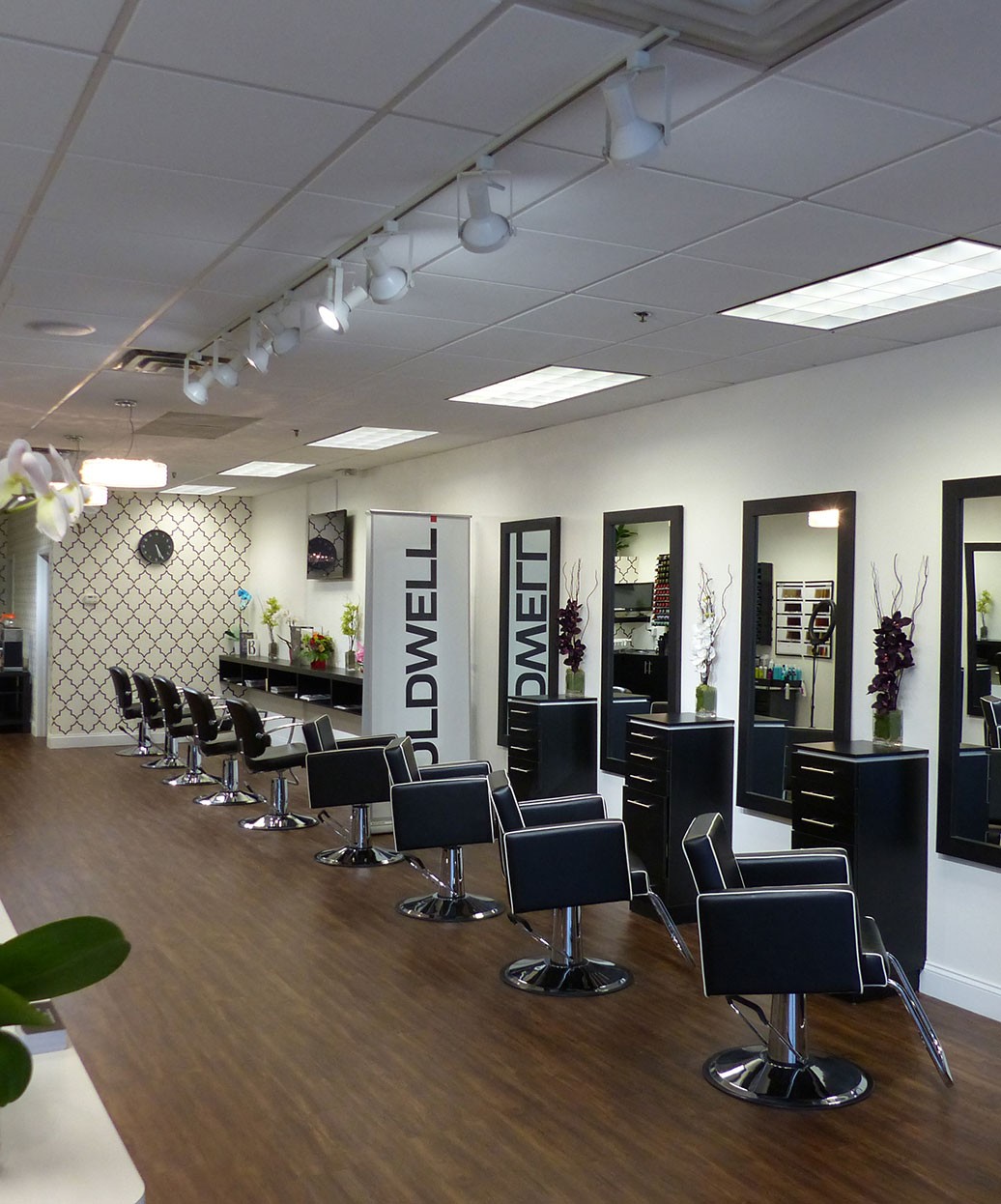 4 Operator Bali Tall with Mirror Salon Furniture & Equipment Package ...