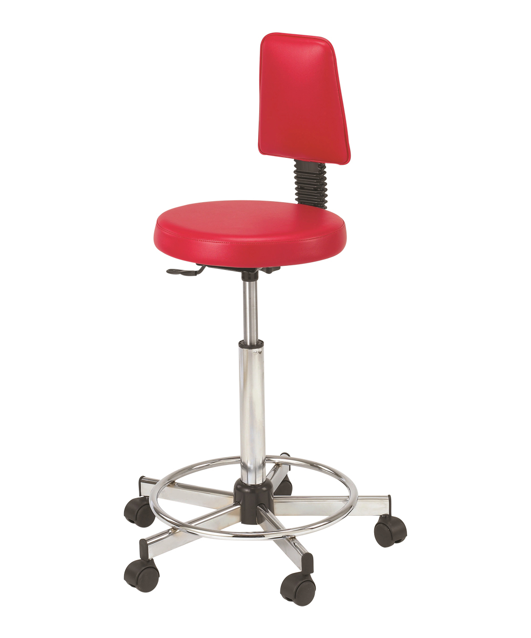 Grill Stool Pibbs Grillo Stool 765 Salon Cutting Stool On Casters w/ Sturdy Seat ...