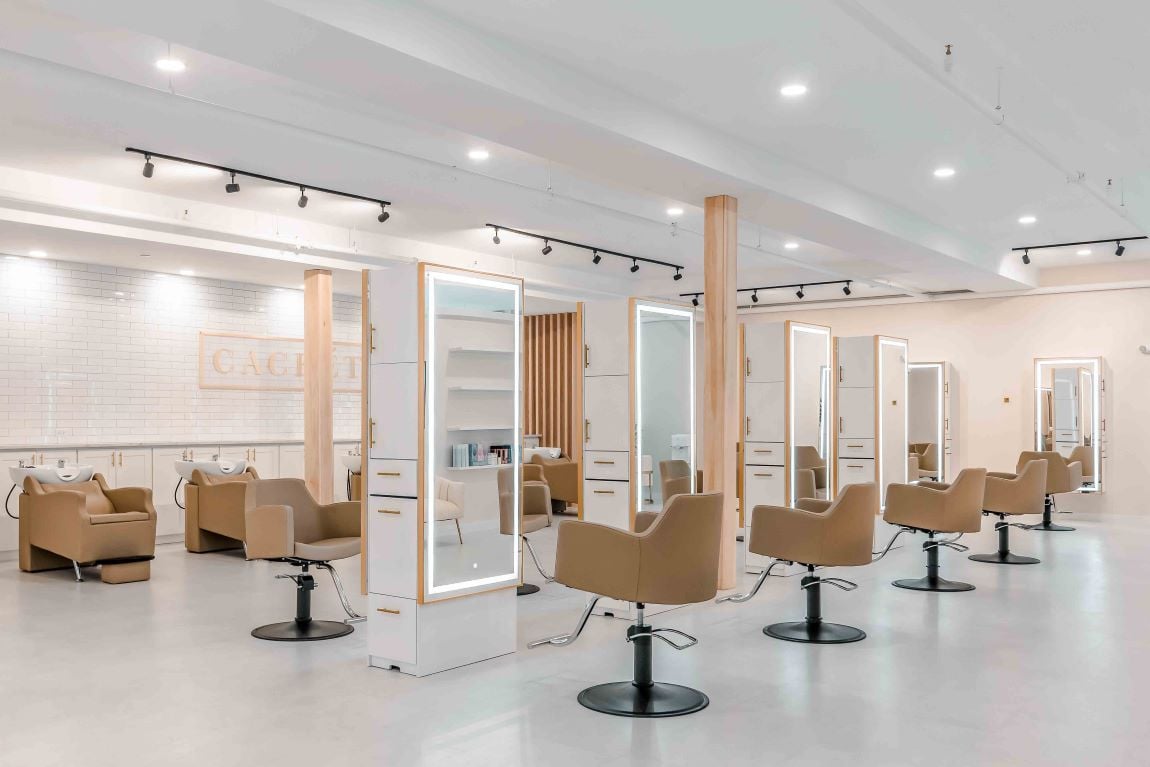 Salon Interior Design Trend: Neutral Earth Tones