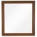  Walnut Framed Mirror - 34" x 36" 