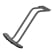 "T" Footrest Black 