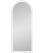 72" Arched LED Mirror - Silver 