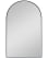 48" Arched Mirror - Black 