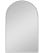 48" Arched Mirror - Silver 