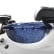 White Base & Dark Blue Bowl 