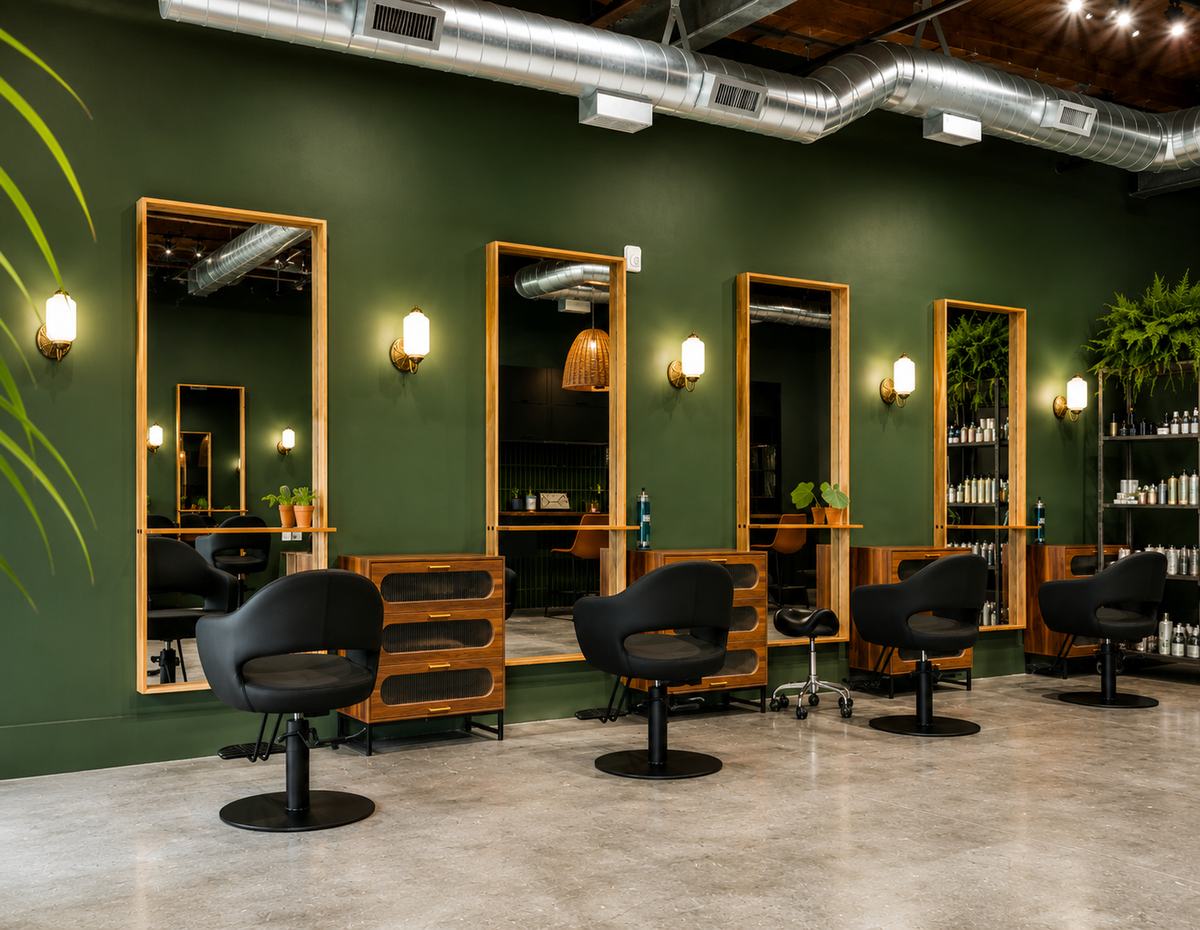 Salon backwash units